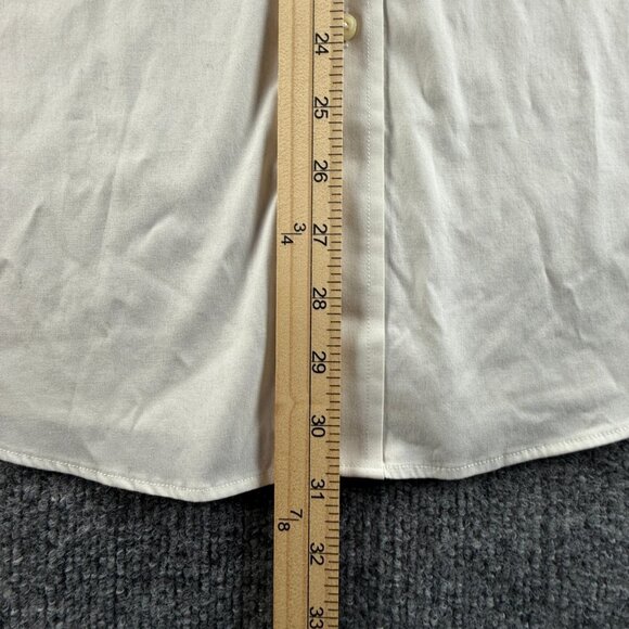 Brooks Brothers 16.5 33 Regent Fit Non Iron Stretch White Long Sleeve Button Up - Picture 8 of 16
